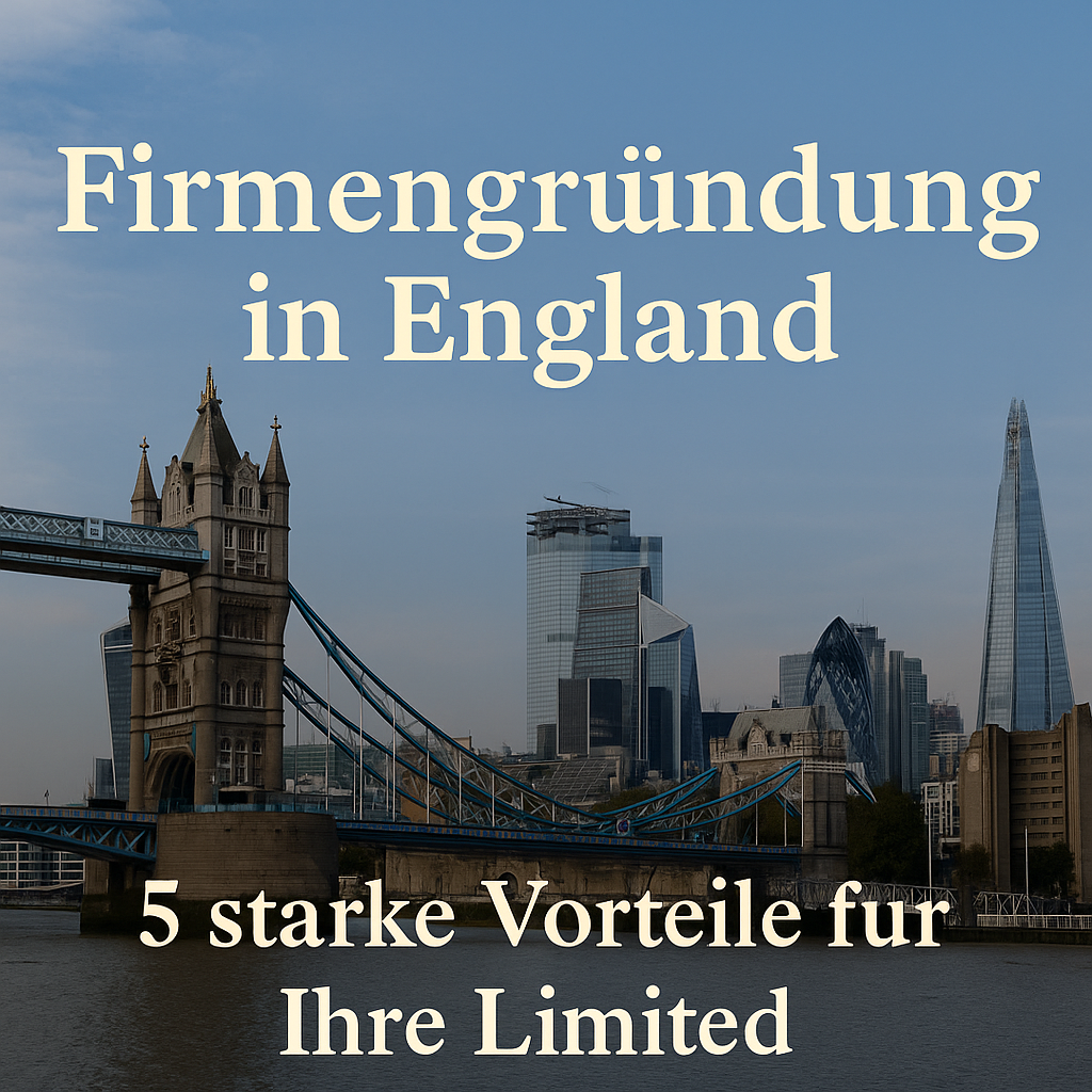 Firmengründung in England