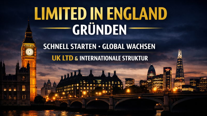 Limited England gründen UK Ltd internationale Struktur schnell starten global wachsen